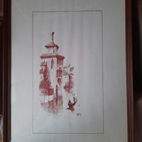 quadri con cornice in legno