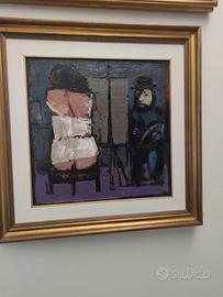 quadro a olio di Fausto Maria Liberatore