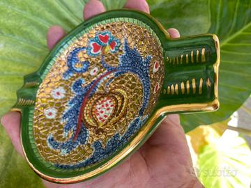 Vintage Posacenere Deruta Oro numerato firmato