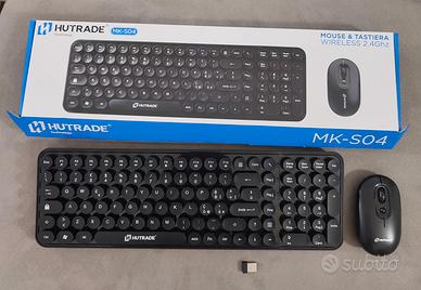 Kit tastiera soft Key  e mouse  wireless per PC 