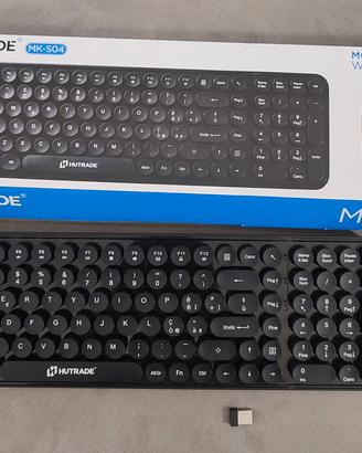 Kit tastiera soft Key  e mouse  wireless per PC 