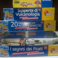 6 giochi da tavolo NON completi Stoopido vulcanolo
