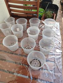 vasi in plastica misti x 27 pz