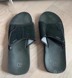 Ciabatte nere uomo Decathlon numero 44