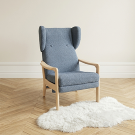 Poltrona Vintage Danese Anni 60 Bouclé MOdernariat