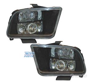 FARI PER FORD MUSTANG 05- OCCHI ANGEL LED NERO