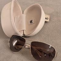 Occhiali da sole Dolce & Gabbana bianchi con lente