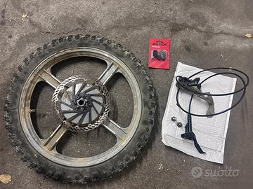 Kit Cerchio posteriore freno a disco ciao bravo si