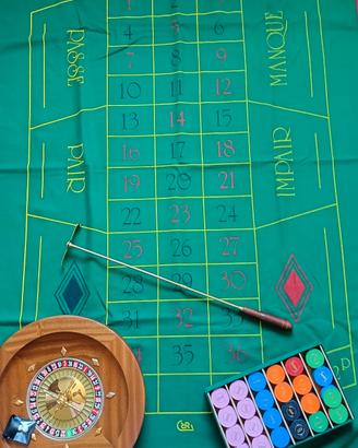 Raro Set Roulette Renzo Romagnoli - Pari al nuovo
