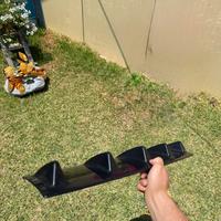 Spoiler diffusore auto posteriore