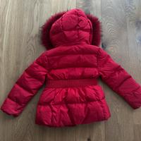 Piumino Elsy bambina con cappuccio e vera piuma