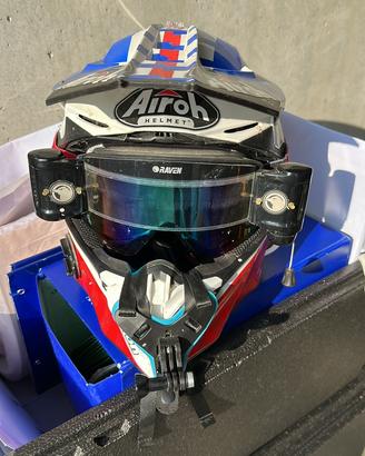 Casco enduro cross airoh