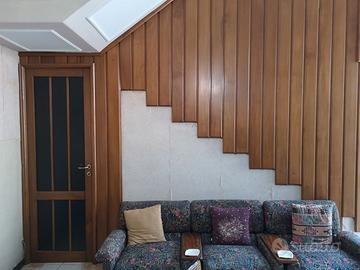 Parete divisoria in legno massello