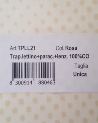 Completo lettino x neonati