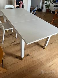 Tavolo ikea allungabile bianco