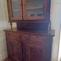 Antica Credenza ottocento in ciliegio, restaurata