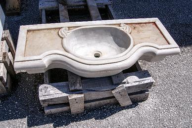 Lavabo vasca lavandino in pietra marmo esterno