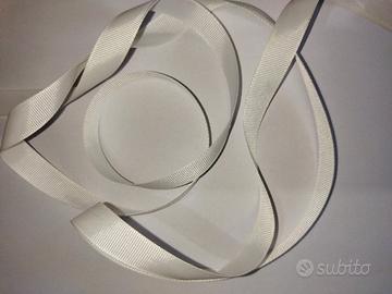 10 MT di Nastro Grosgrain da 15mm AVORIO