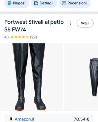 STIVALI AL PETTO 38 VESTONO GRANDI,STALLA/PESCA