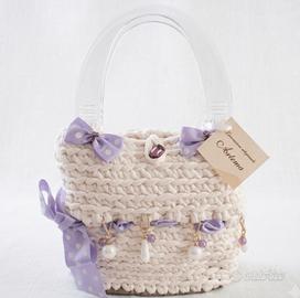 Borsa artigianale Artema in fettuccia 