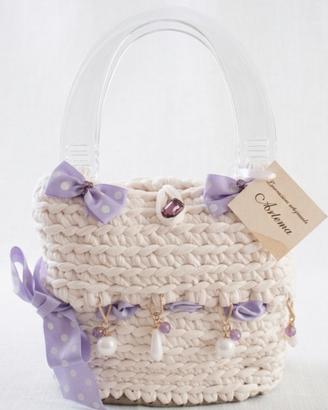 Borsa artigianale Artema in fettuccia 