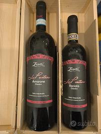 Cofanetto con Amarone 2008 e Recioto 2010
