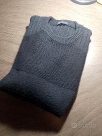 Sisley maglione girocollo uomo nero tg S