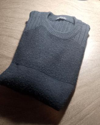 Sisley maglione girocollo uomo nero tg S