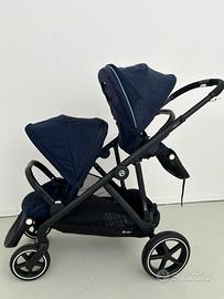 Passeggino gemellare fratellare cybex gazelle s