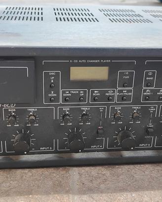 impianto audio PA completo JBL+ FTB  amplificatore