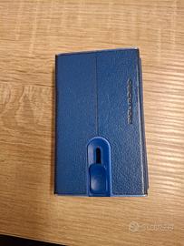 Portafoglio portacarte Piquadro Blu elettrico