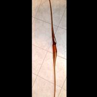 Arco longbow in legno da 50 libbre 