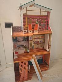 Incantevole Casa delle Bambole Moderna in Legno