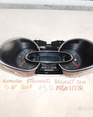 248102222R QUADRO STRUMENTI RENAULT CLIO SW 2017