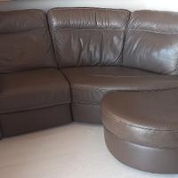 Divano in pelle con relax
