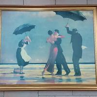 Quadro riproduz. rilievo su legno Vettriano The Si