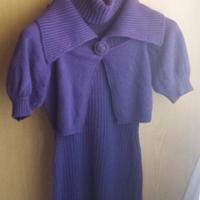 Luisa SPAGNOLI Originale vestito abito lana -Tg. S