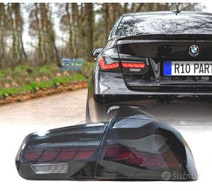 FANALI BMW F30 FULL LED LIGHT BAR OLED AFFUMICATI