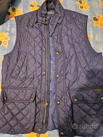 gilet Ralph Lauren trapuntato blu 