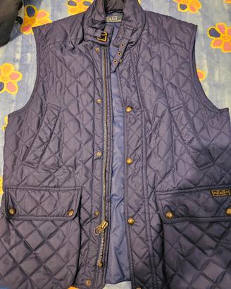 gilet Ralph Lauren trapuntato blu 