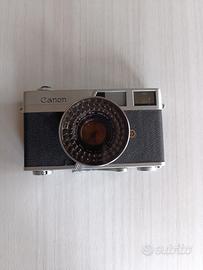 Fotocamera a pellicola Canon Canonet anni 60'