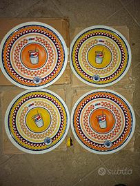 set 4 piatti pizza estathe nuovo