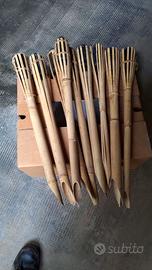 TORCE IN BAMBU'-PER ESTERNI-PEZZI 8-VEDI FOTO