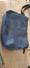 Borsa donna The Bridge blu con tracolla