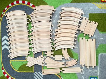 Brio ferrovia in legno n.46 pezzi