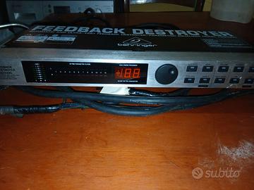 behringer fbq 1000 feedback destroyer equalizz par