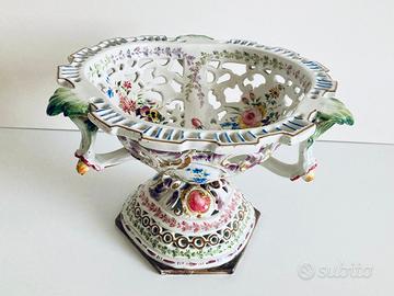 Antica Coppa Ceramica Nove Bassano GBV Viero