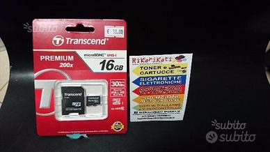 Scheda sd Transcend 16 GB Classe 10 UHS-1