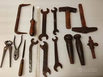 Attrezzi da lavoro antichi restauro conservativo,