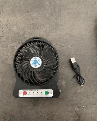 Mini Ventilatore Portatile Ricaricabile – USB